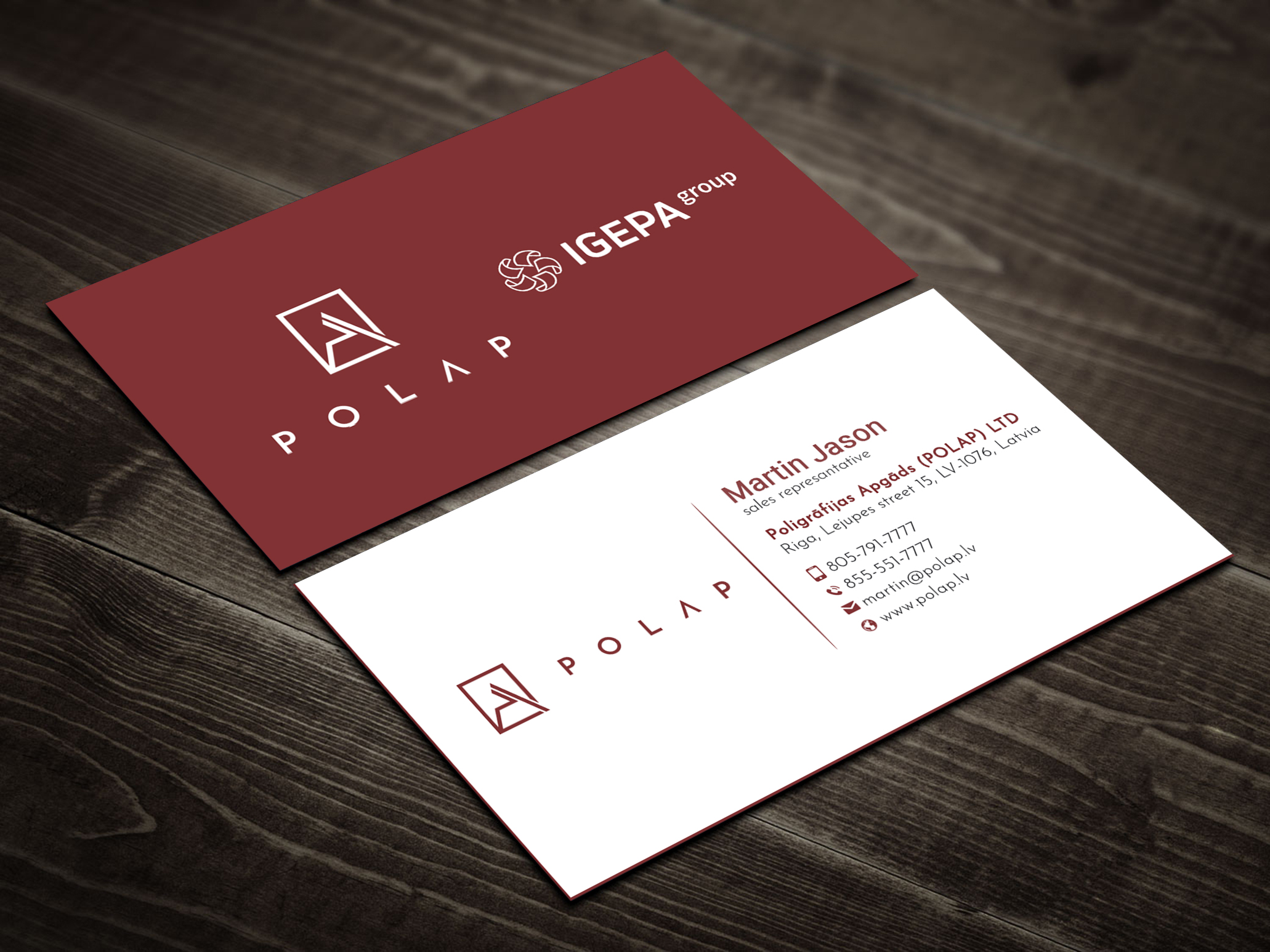 Business Card Design by Sujan4art for SIA Poligrafijas Apgads POLAP | Design #31889190