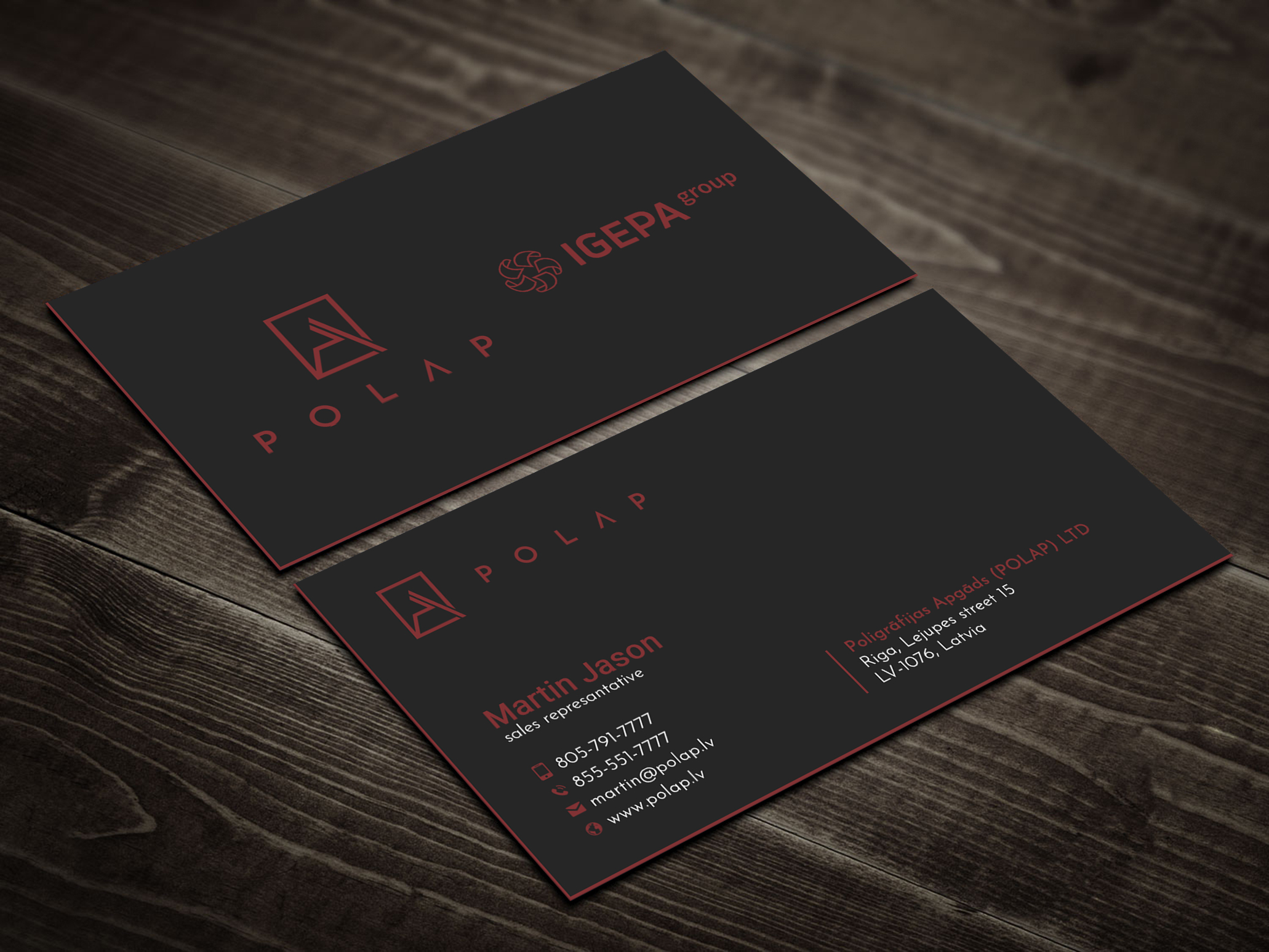 Business Card Design by Sujan4art for SIA Poligrafijas Apgads POLAP | Design #31889192