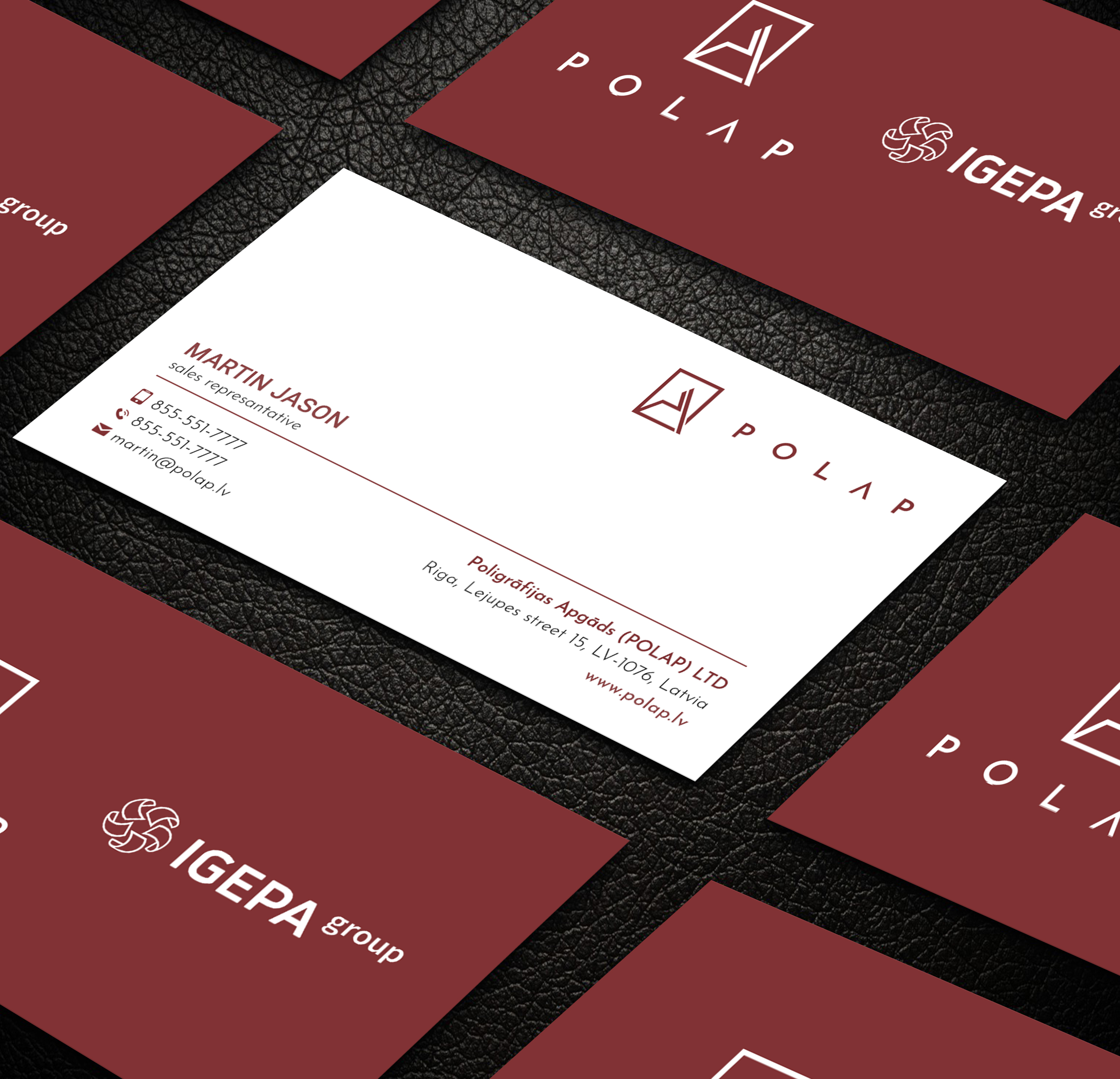 Business Card Design by Sujan4art for SIA Poligrafijas Apgads POLAP | Design #31889205