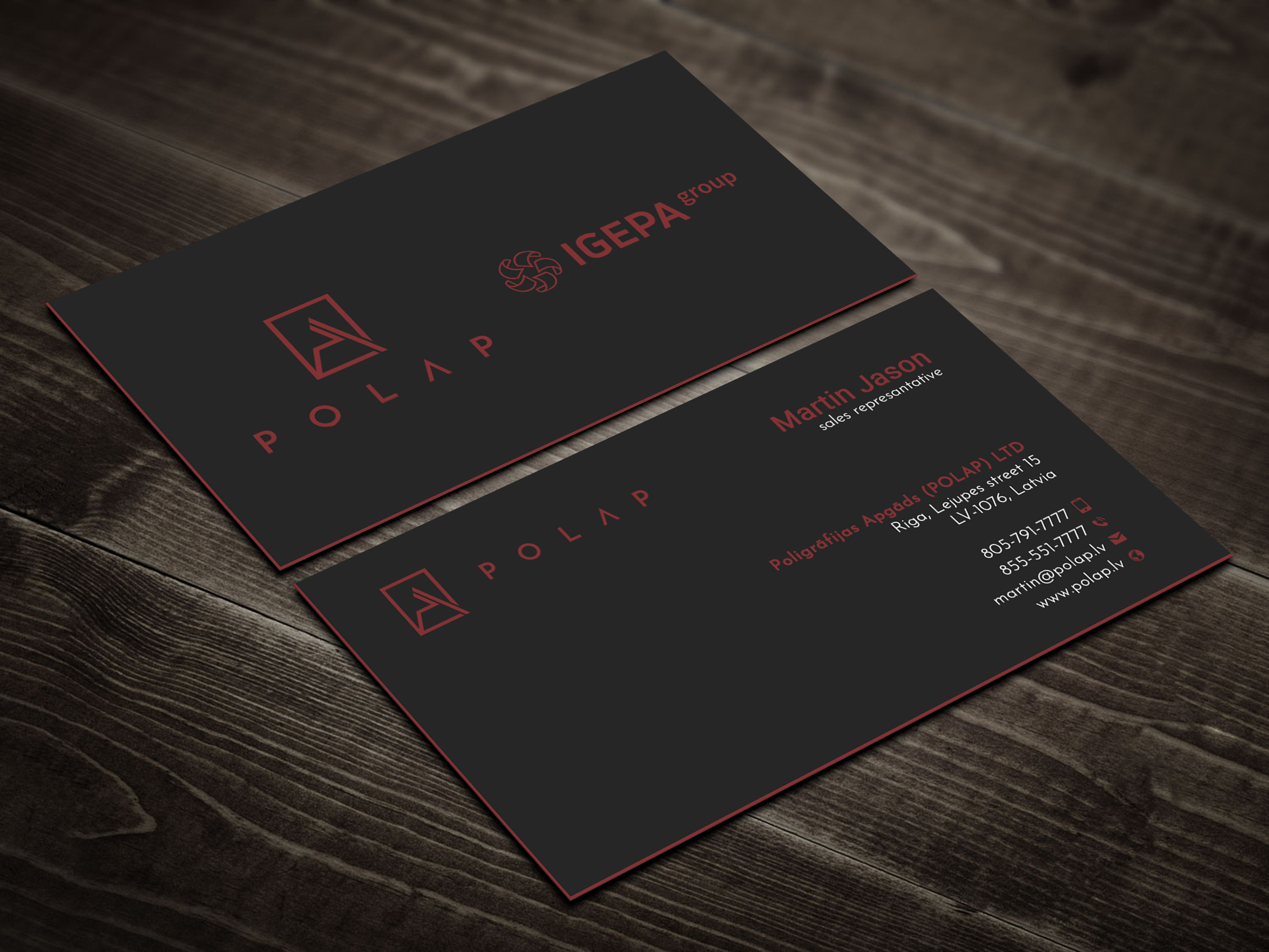 Business Card Design by Sujan4art for SIA Poligrafijas Apgads POLAP | Design #31889220