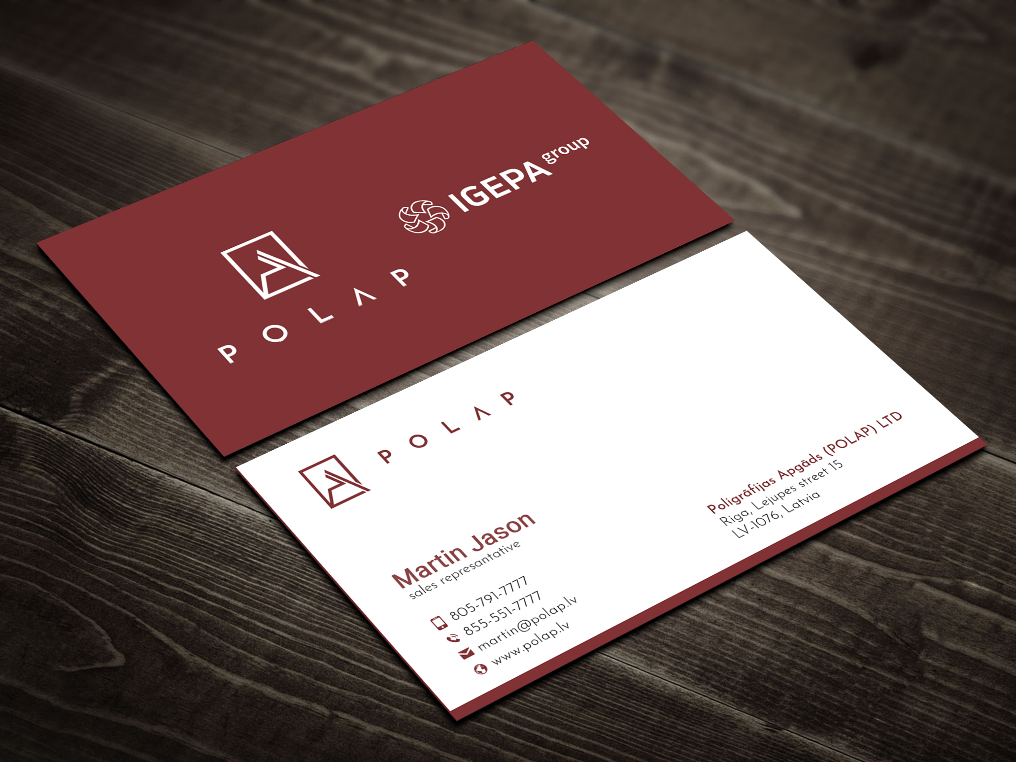 Business Card Design by Sujan4art for SIA Poligrafijas Apgads POLAP | Design #31889225