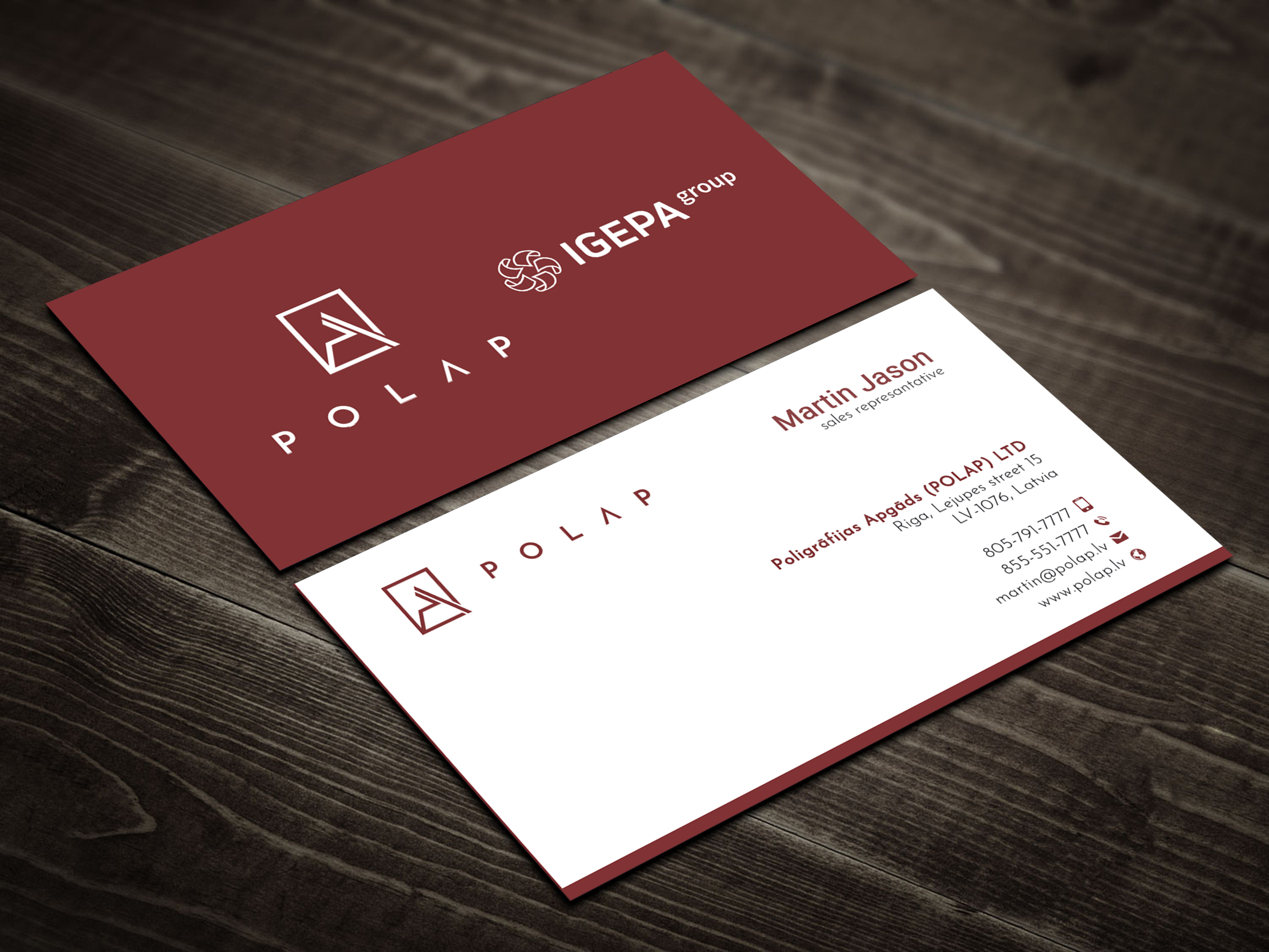 Business Card Design by Sujan4art for SIA Poligrafijas Apgads POLAP | Design #31889229