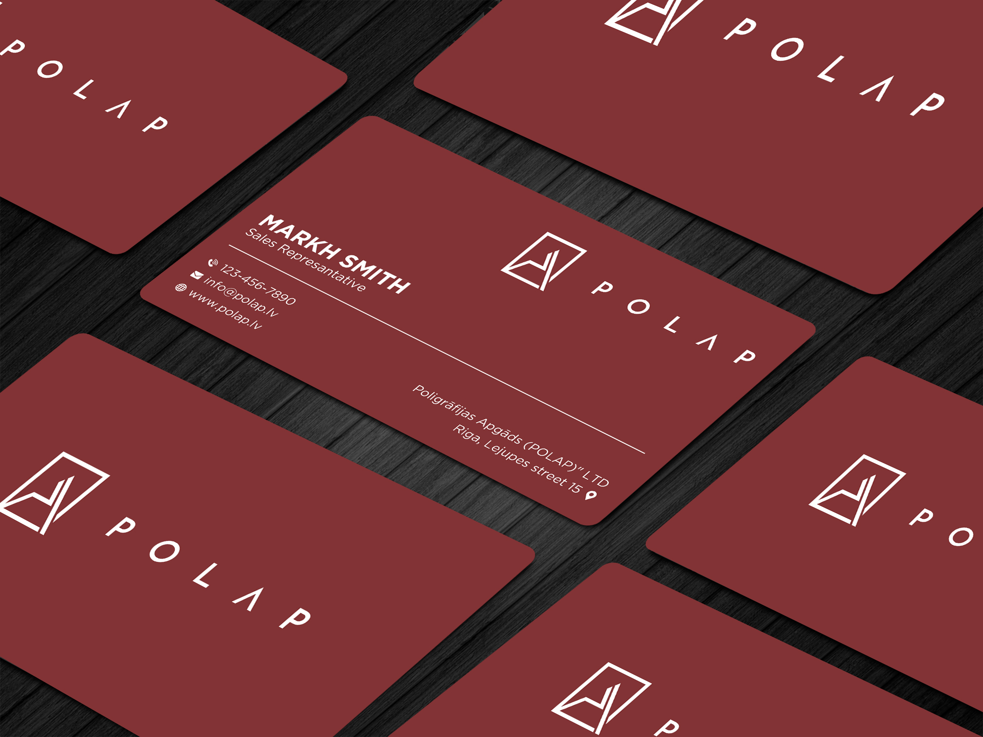 Business Card Design by Ekramul Hossen 2 for SIA Poligrafijas Apgads POLAP | Design #31874166
