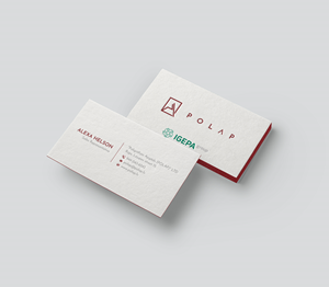 Diseño de Tarjeta de Presentación por DesignShout para SIA Poligrafijas Apgads POLAP | Diseño: #31883428