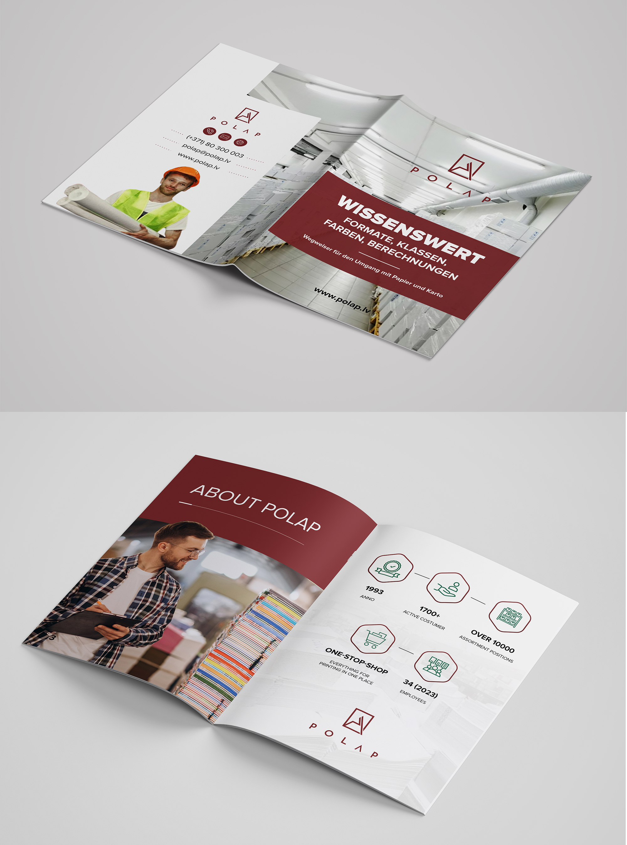 Broschüren-Design von Design Motion für SIA Poligrafijas Apgads POLAP | Design #31875218