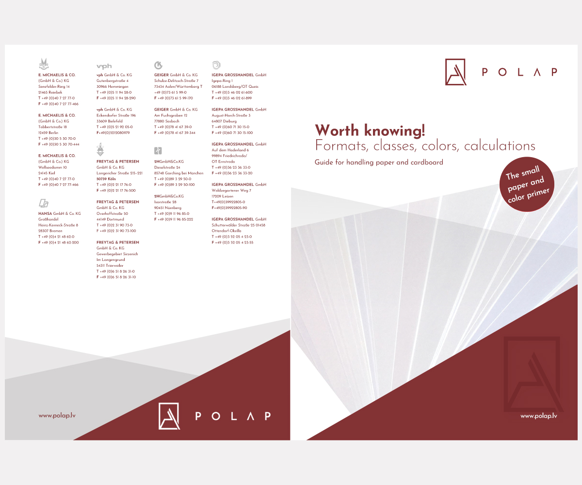 Design de Brochure par NancyTan pour SIA Poligrafijas Apgads POLAP | Design #31891258