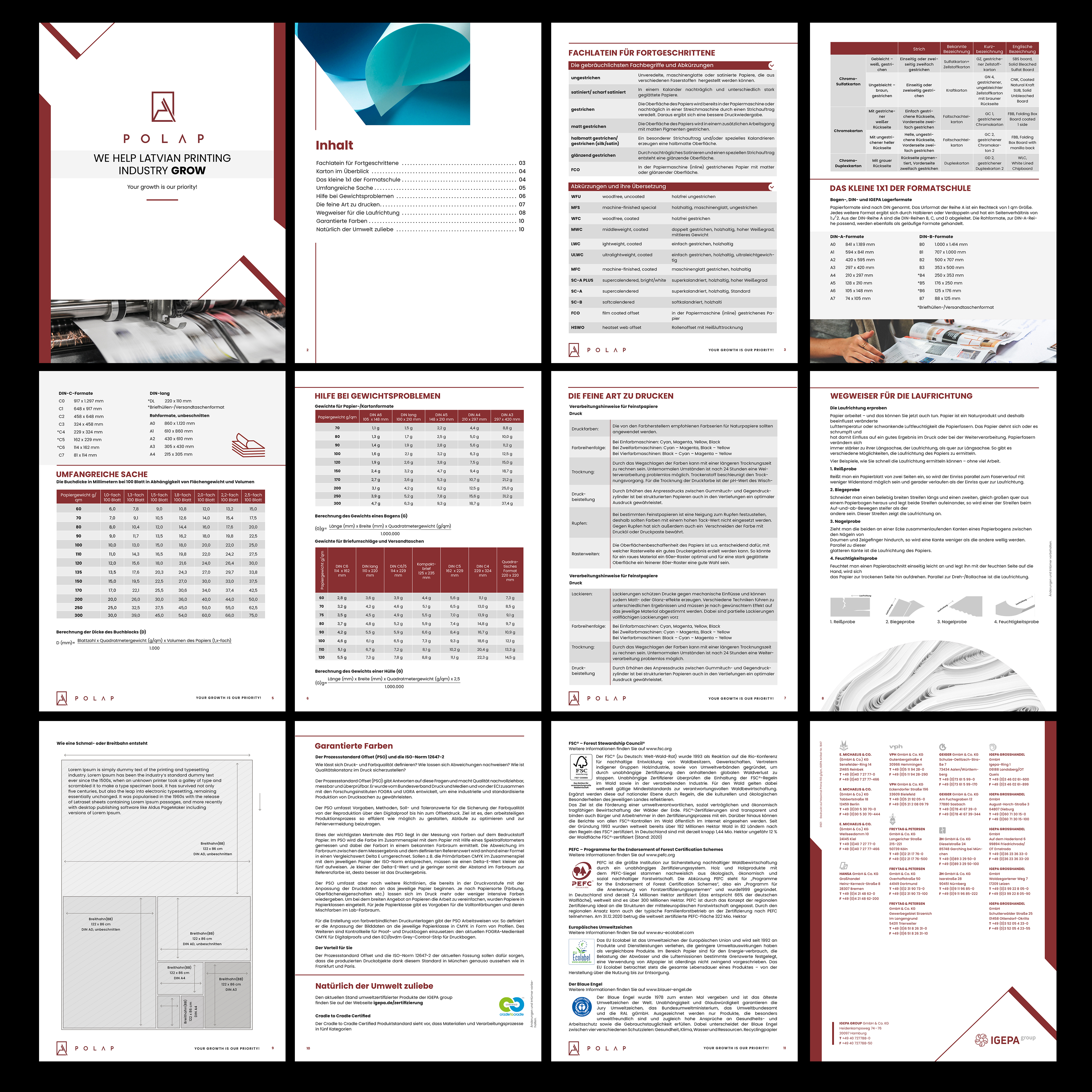 Brochure Design by Design Grind for SIA Poligrafijas Apgads POLAP | Design #31941550