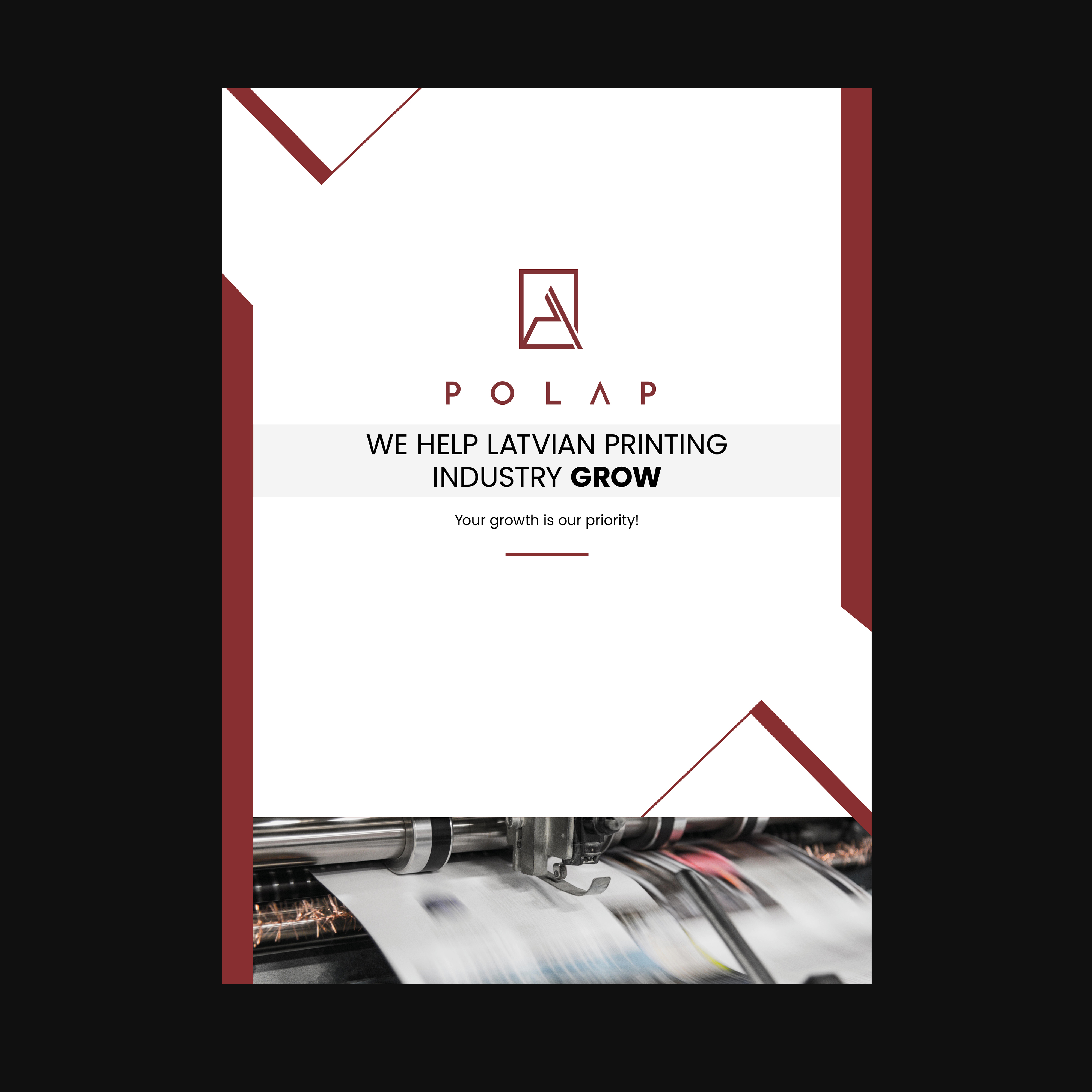 Brochure Design by Design Grind for SIA Poligrafijas Apgads POLAP | Design #31941554