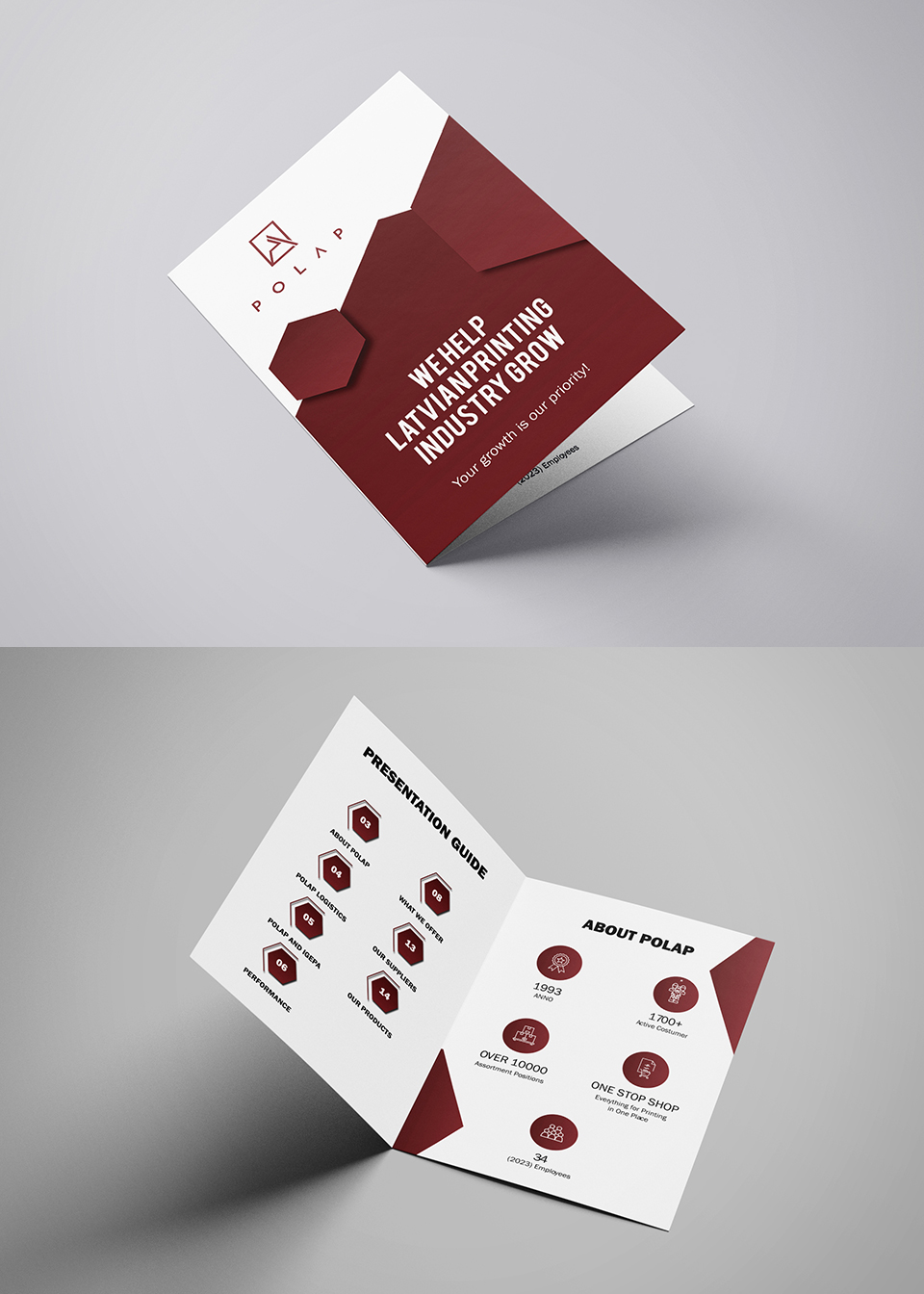 Diseño de Brochure por YourLogoMaster para SIA Poligrafijas Apgads POLAP | Diseño #31875466