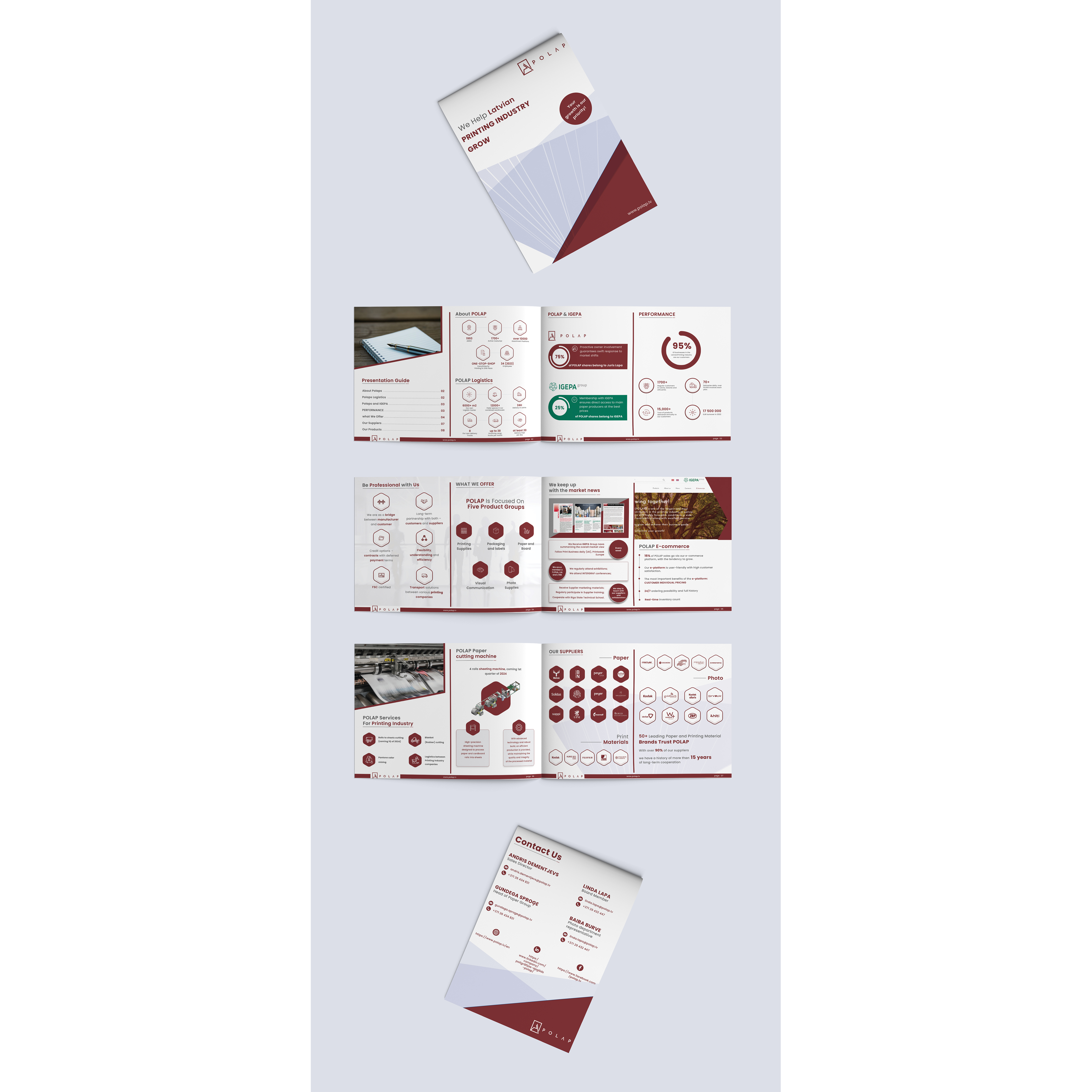 Design de Brochure par Priyansh Pixels pour SIA Poligrafijas Apgads POLAP | Design : #31928264