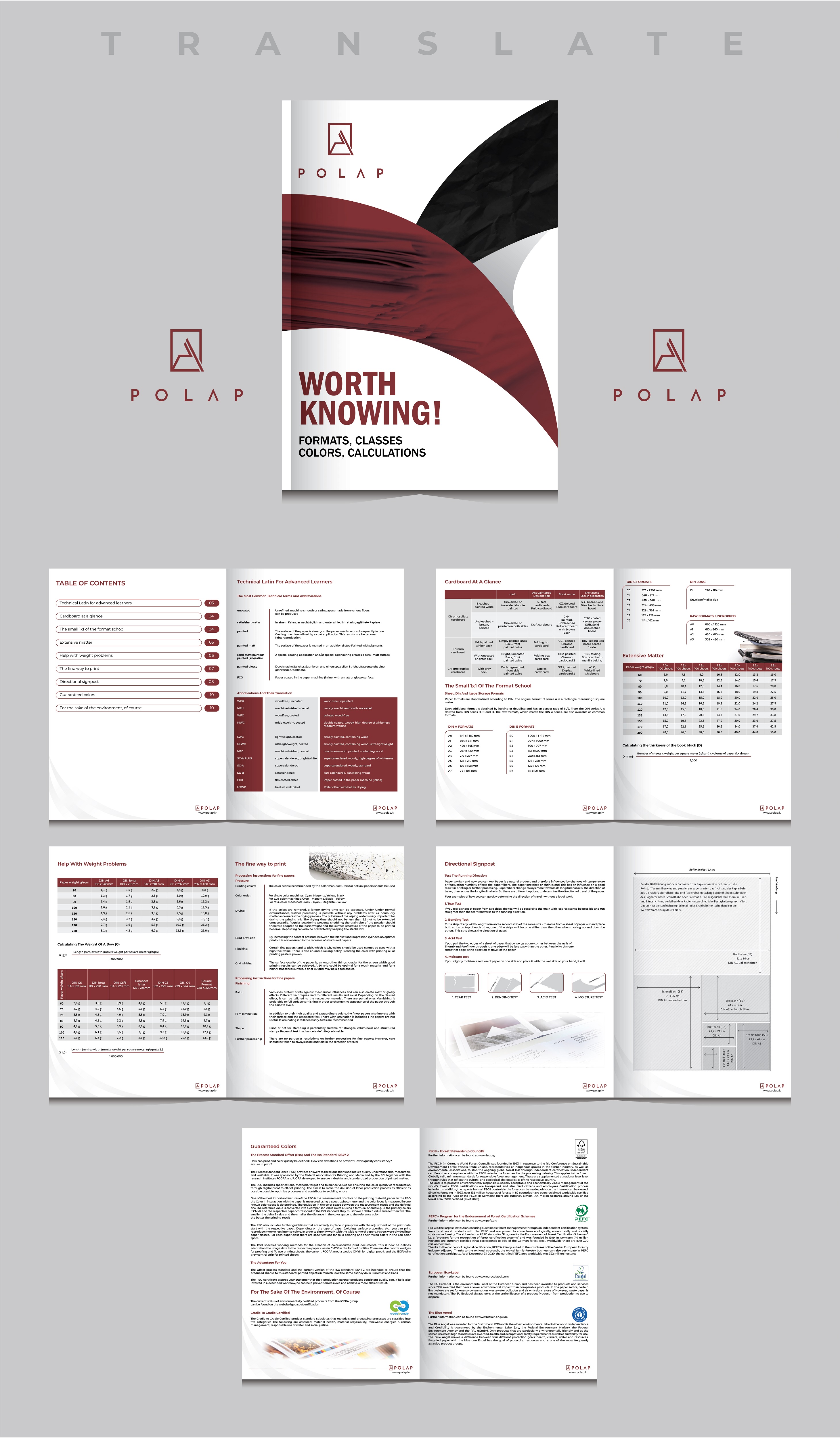 Design de Brochure par 3Guys pour SIA Poligrafijas Apgads POLAP | Design #31909166
