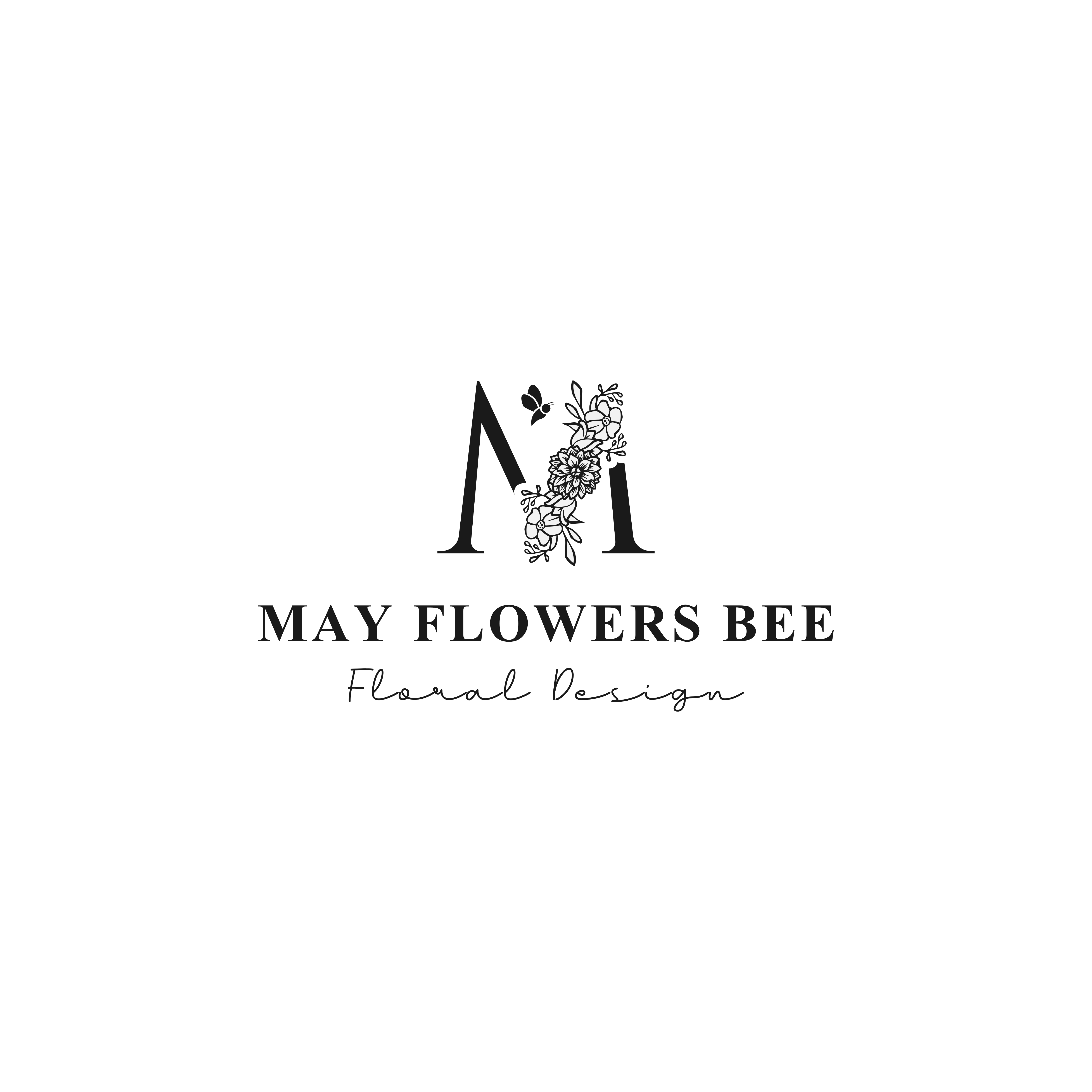 Logo Design by ramu 6 for May flowers bee | Design #31885343