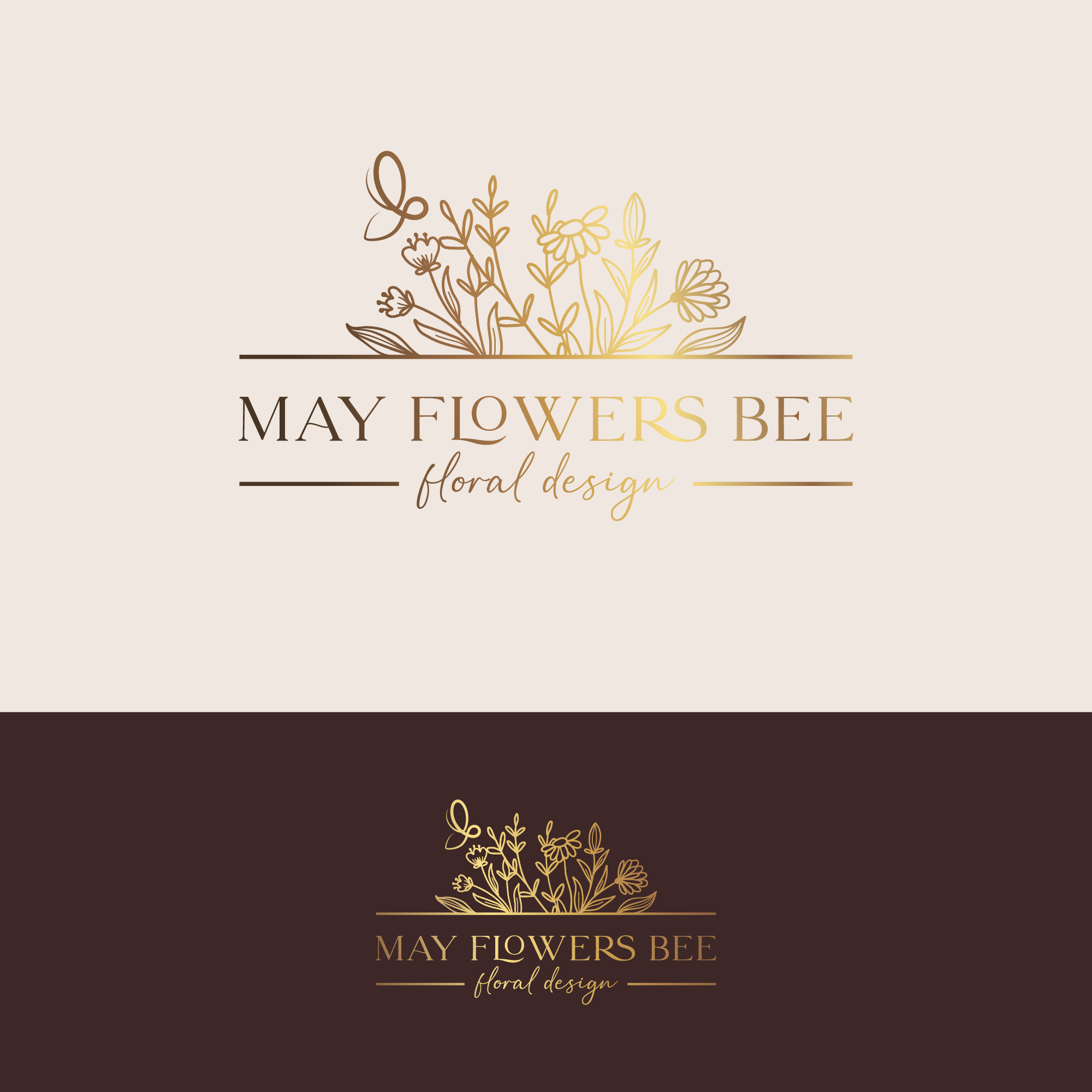 Logo Design by Peroni for May flowers bee | Design #31903248