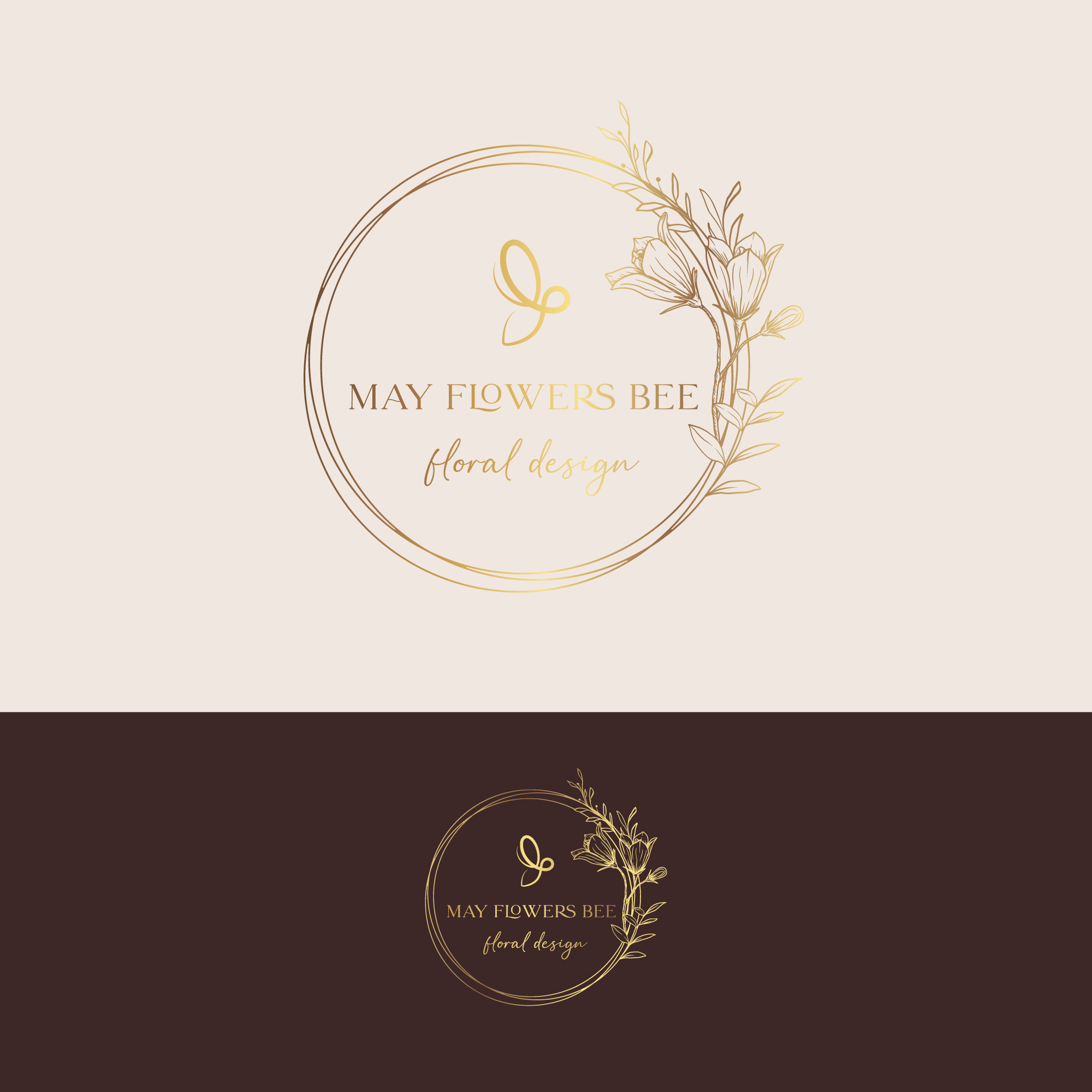 Logo Design by Peroni for May flowers bee | Design #31903249