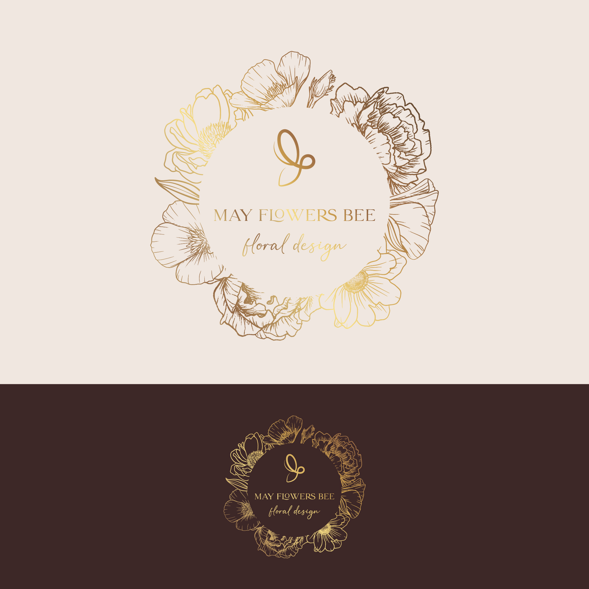 Logo Design by Peroni for May flowers bee | Design #31903250