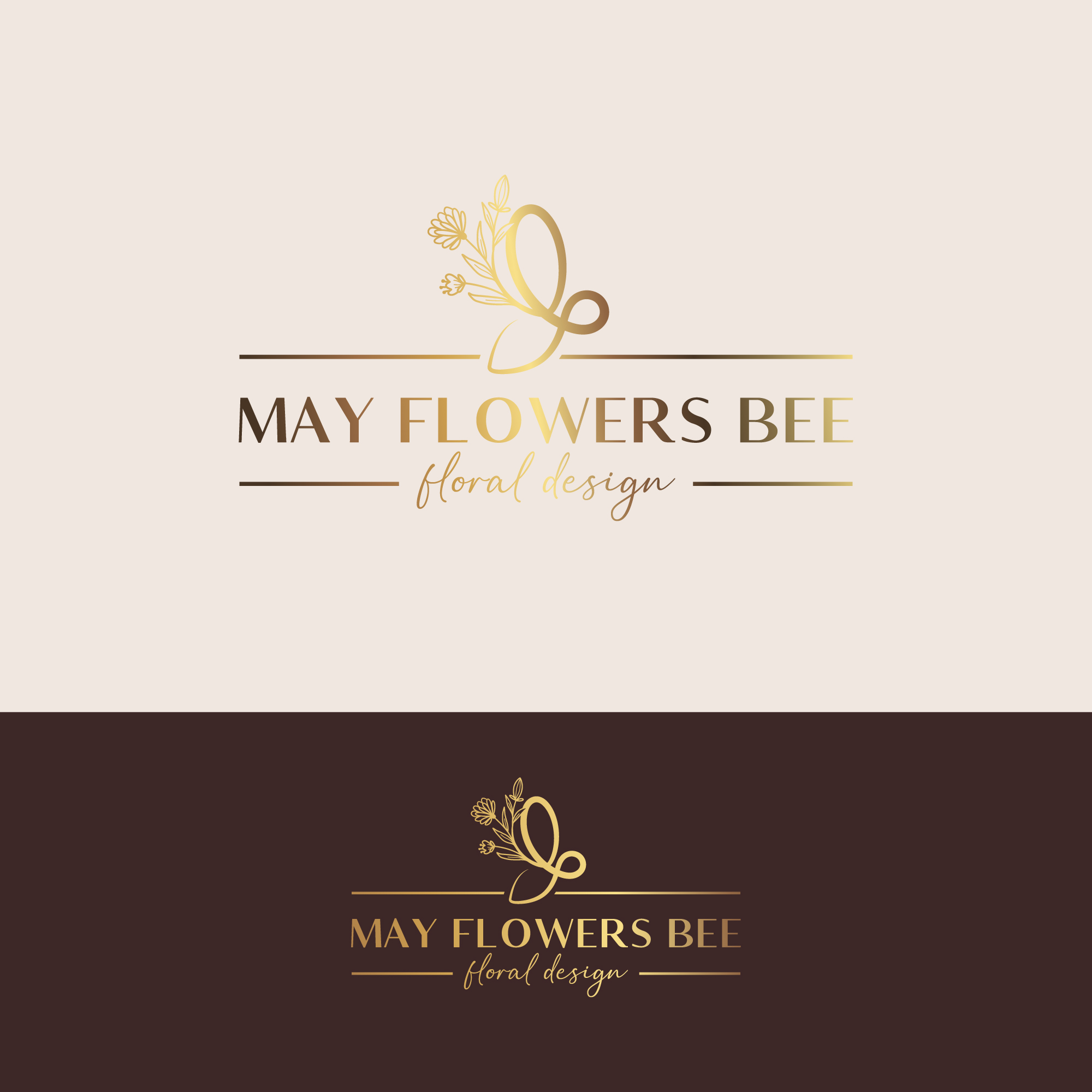 Logo Design by Peroni for May flowers bee | Design #31903288