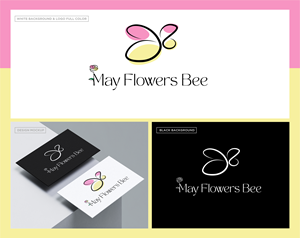 Logo Design by elfa for May flowers bee | Design: #31877636