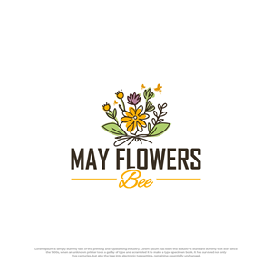 Logo Design by Ura Designs for May flowers bee | Design: #31909445