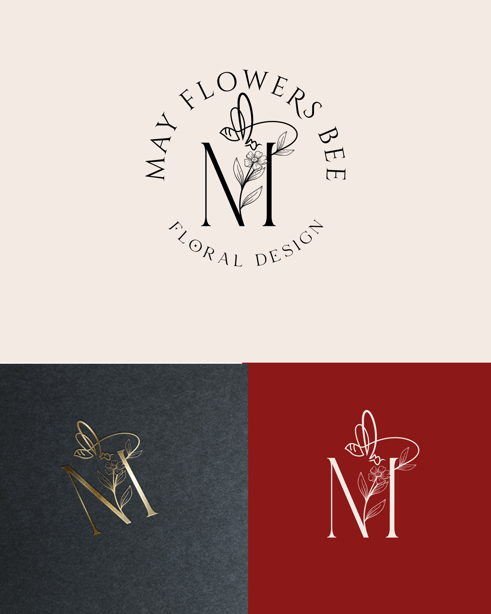 Logo Design by Nazma _Begum for May flowers bee | Design #31865042