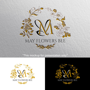 Logo Design by dhanuboy for May flowers bee | Design: #31890633