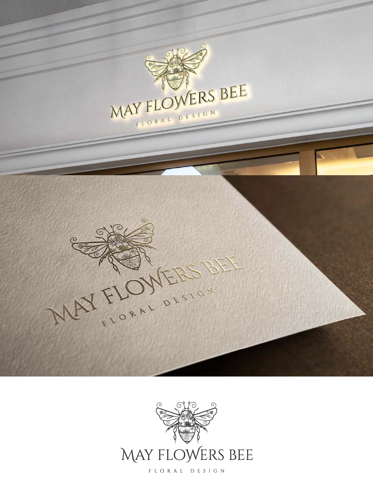 Logo Design by ashantha for May flowers bee | Design #31867218