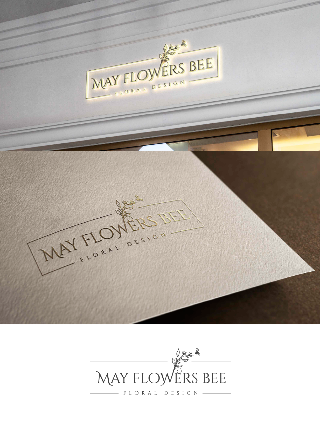 Logo Design by ashantha for May flowers bee | Design #31867244