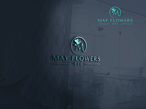 Logo Design by zeykan for May flowers bee | Design: #31907069