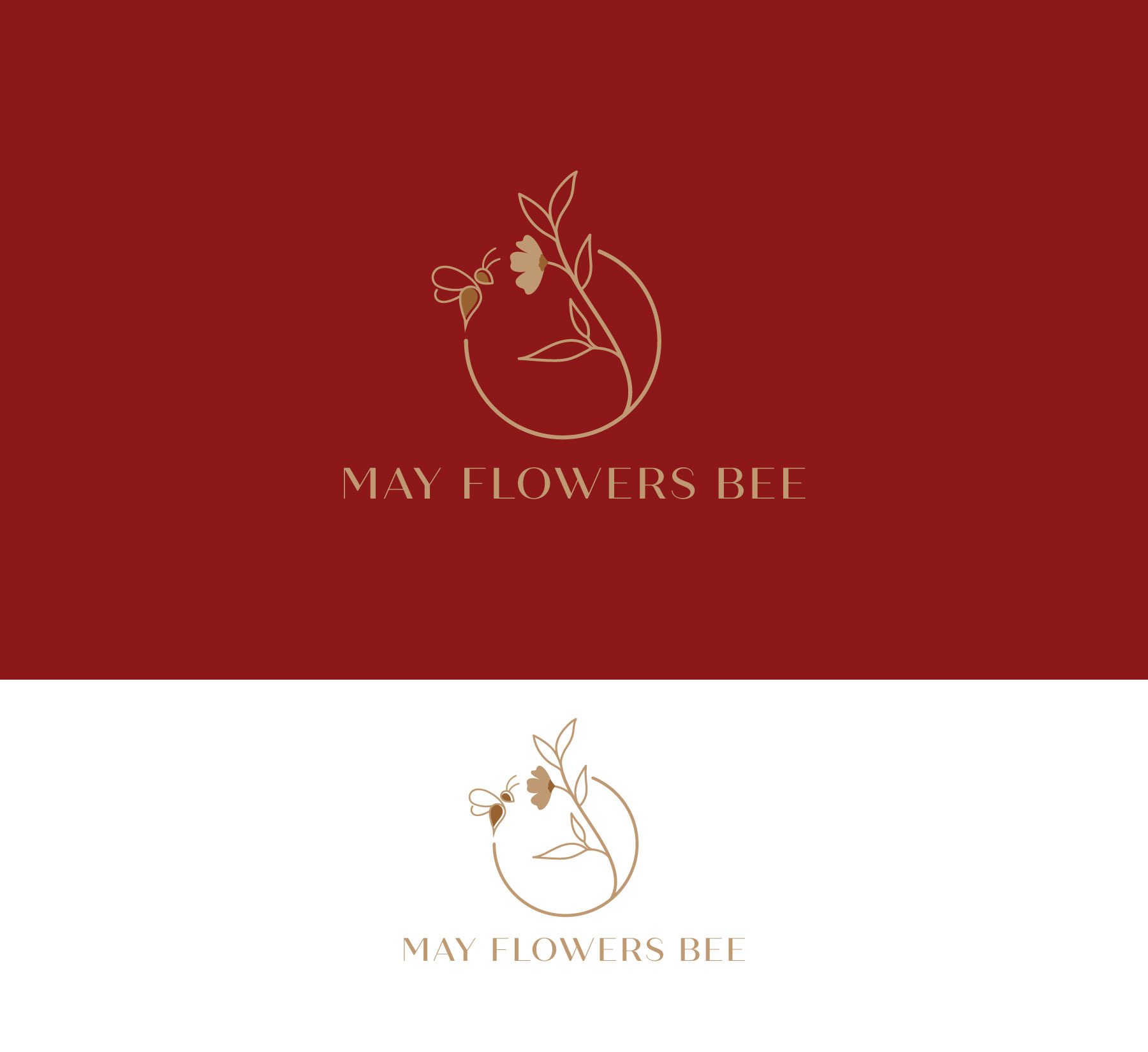 Logo Design by ecorokerz for May flowers bee | Design #31865921