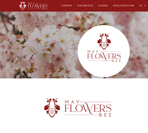 Logo Design by Rubia@ for May flowers bee | Design: #31872277