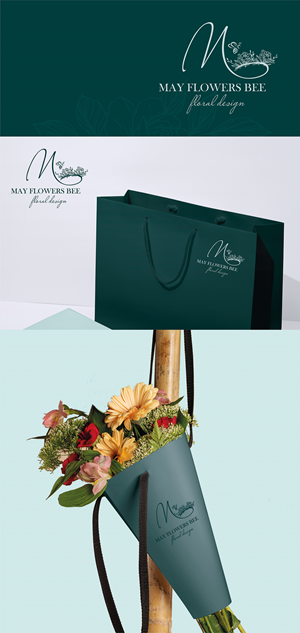 Logo Design by Nargiza_Ts for May flowers bee | Design: #31887607