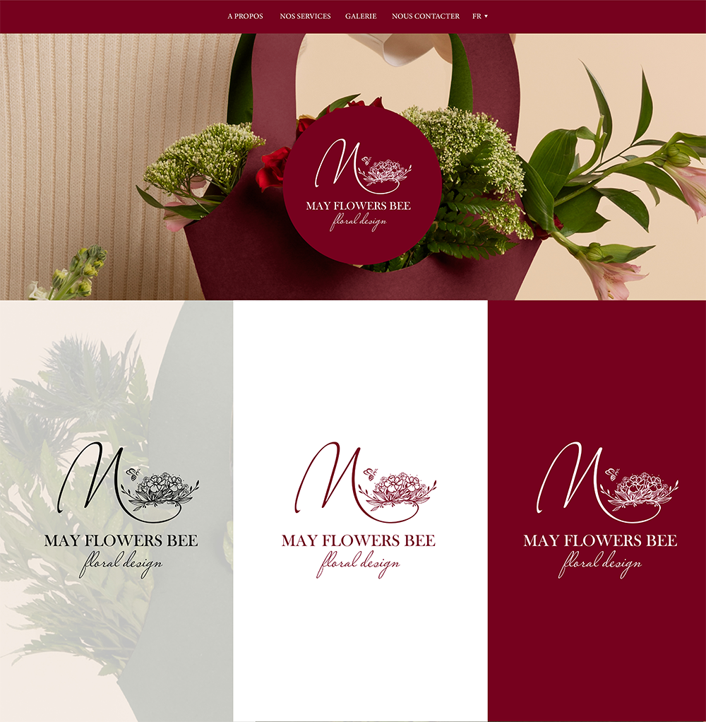 Logo Design by Nargiza_Ts for May flowers bee | Design #31911598