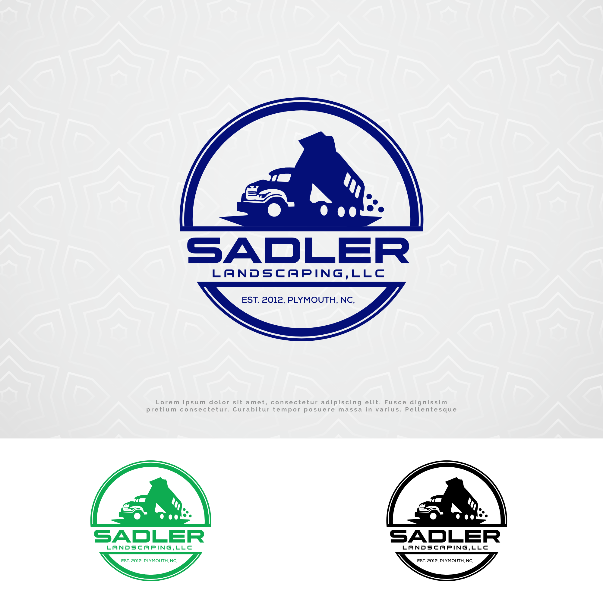 Elegant, Traditional Logo Design for EST. 2012, Plymouth, NC, Sadler