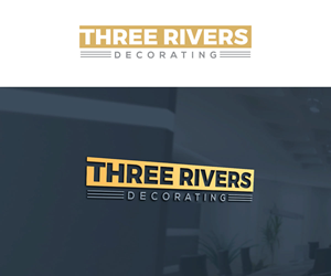 Logo Design by Luckey yaari for Three Rivers Decorating | Design: #31873069