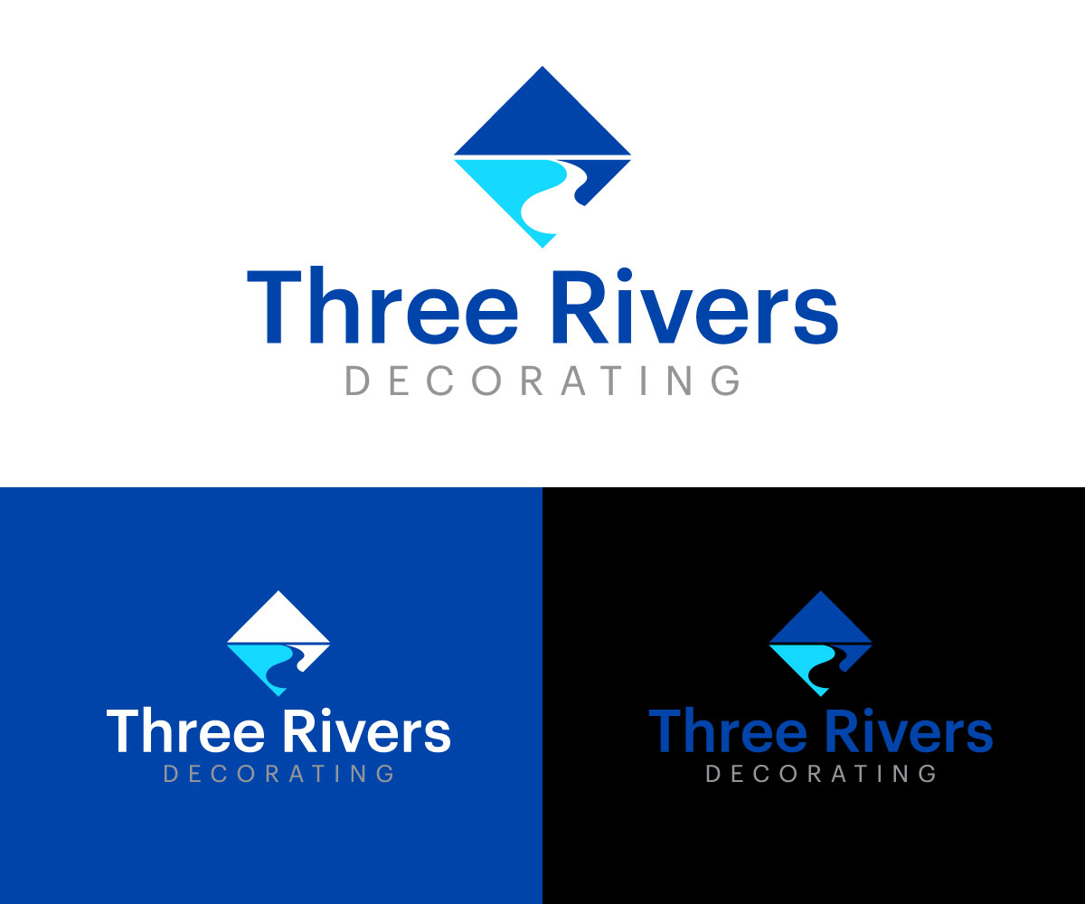 Logo Design by Kavth for Three Rivers Decorating | Design #31889438