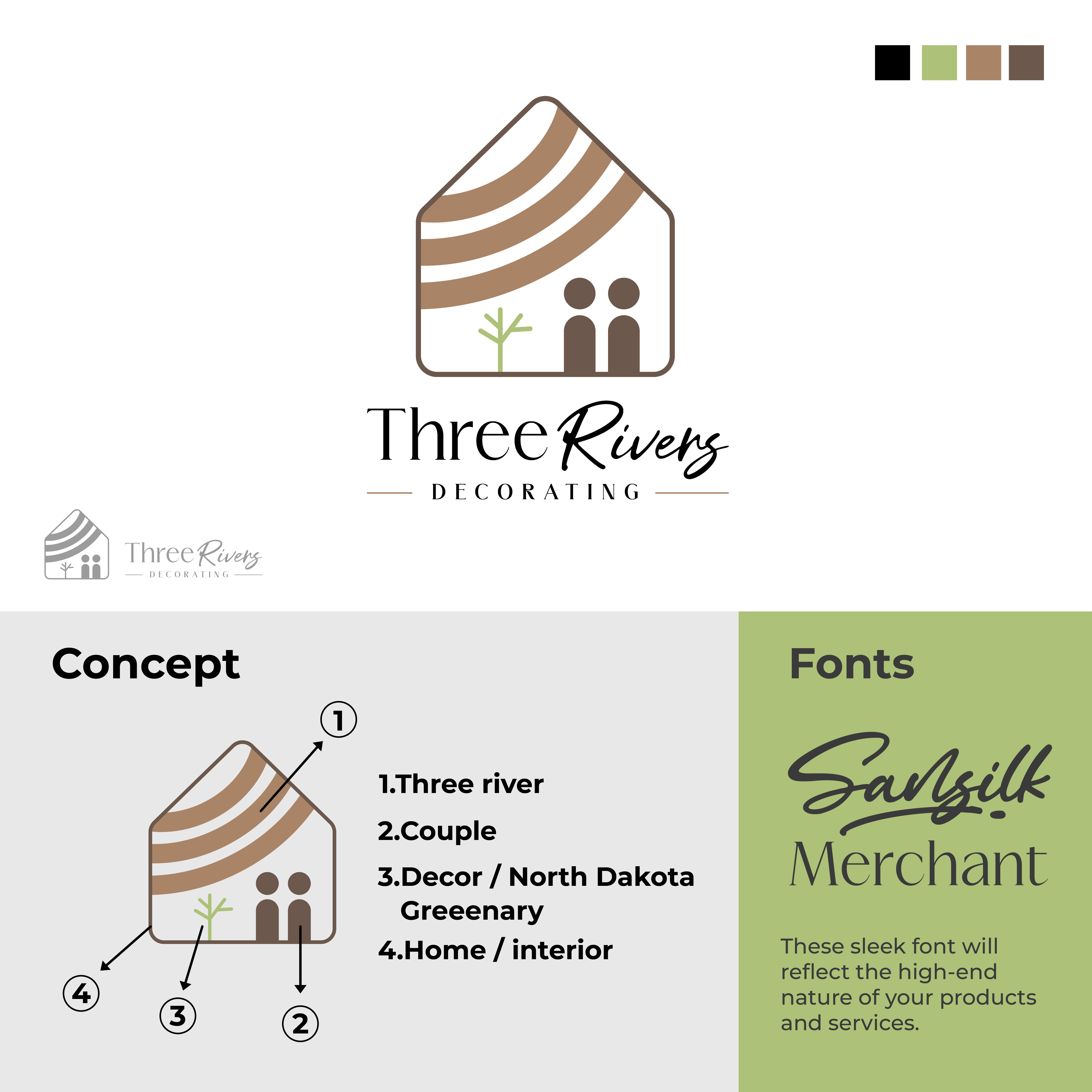 Design de Logo par Mohamed Javid pour Three Rivers Decorating | Design #31909022