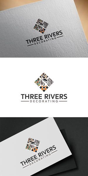 Logo Design by DesignVerse777 for Three Rivers Decorating | Design: #31907981
