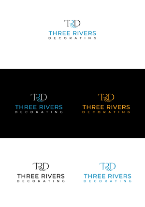 Logo-Design von TDAC für Three Rivers Decorating | Design #31911275