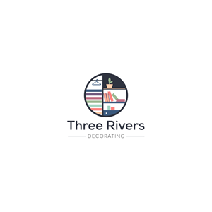 Logo Design by GraphicMonster for Three Rivers Decorating | Design: #31871277