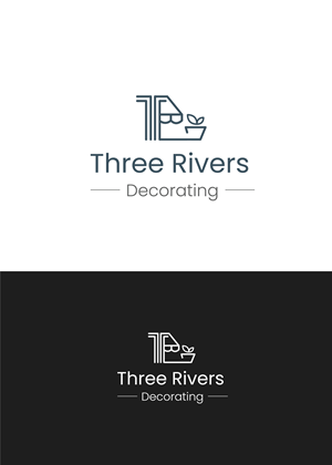 Logo-Design von GraphicMonster für Three Rivers Decorating | Design: #31902429