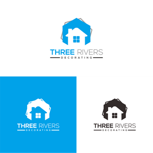 Logo Design by healer1617 for Three Rivers Decorating | Design: #31871764