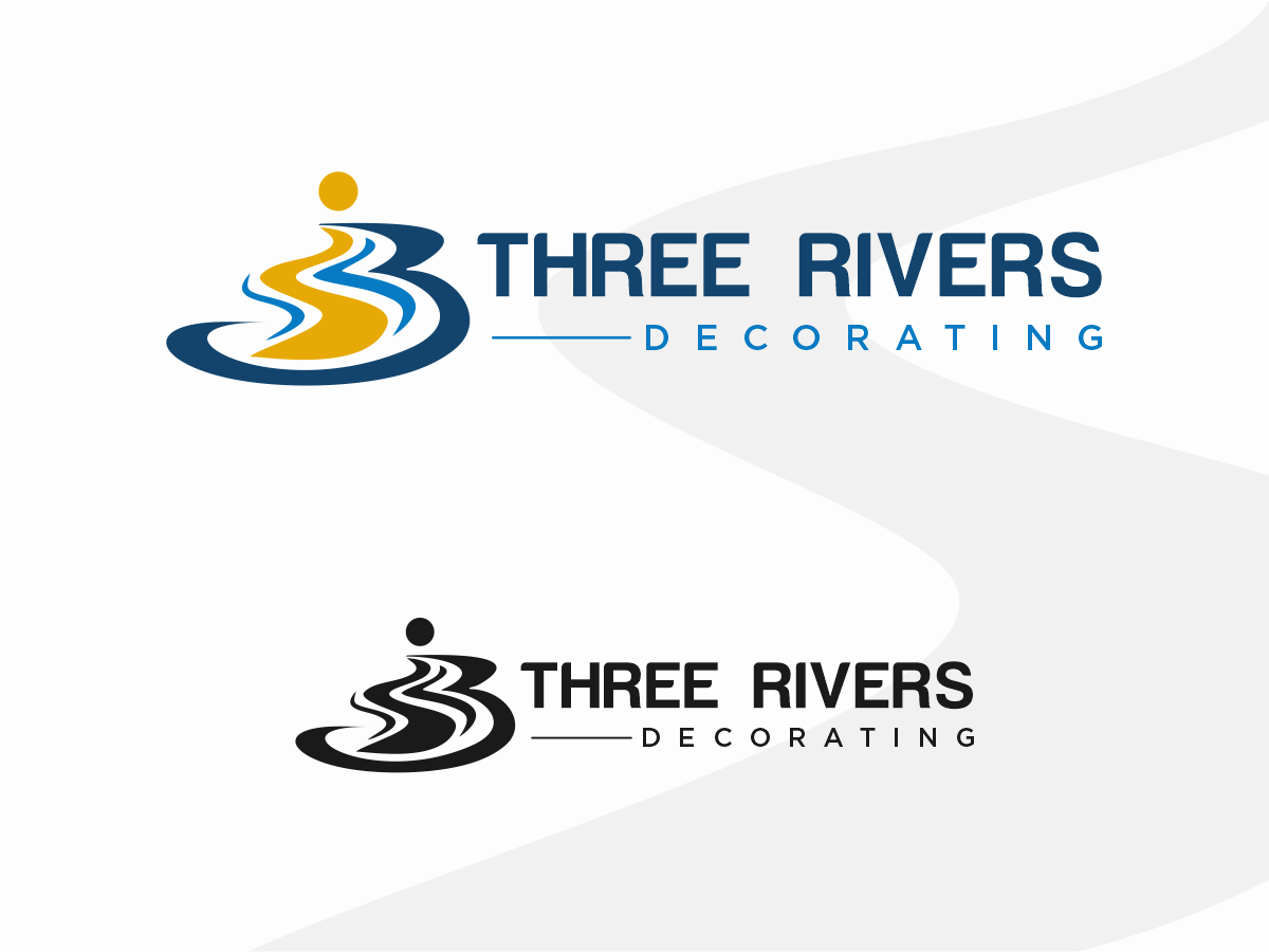 Logo Design by Yash4 for Three Rivers Decorating | Design #31910665