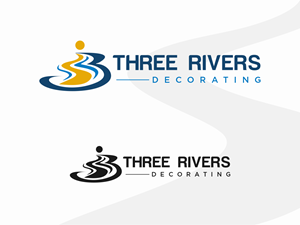 Logo-Design von Yash4 für Three Rivers Decorating | Design #31910665
