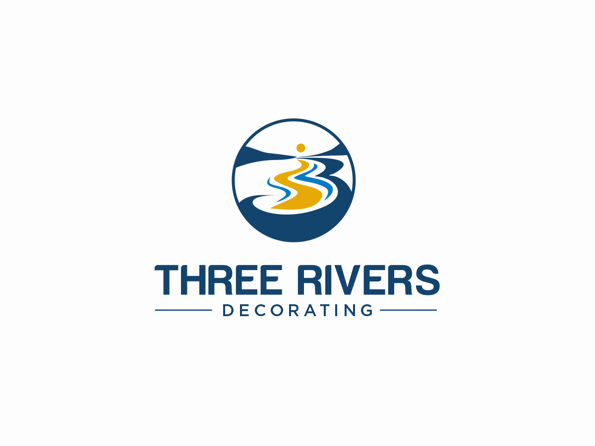 Diseño de Logo por Yash4 para Three Rivers Decorating | Diseño #31910758