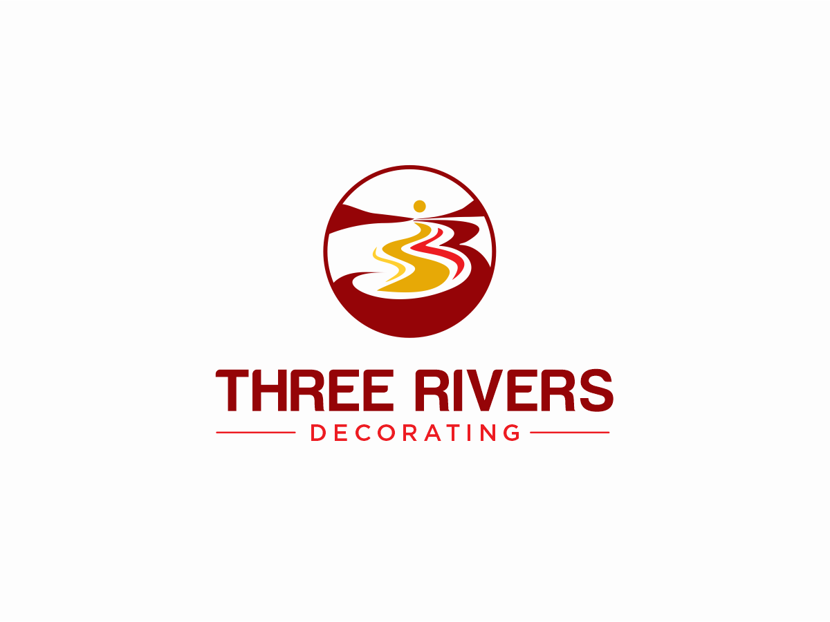 Diseño de Logo por Yash4 para Three Rivers Decorating | Diseño #31910848