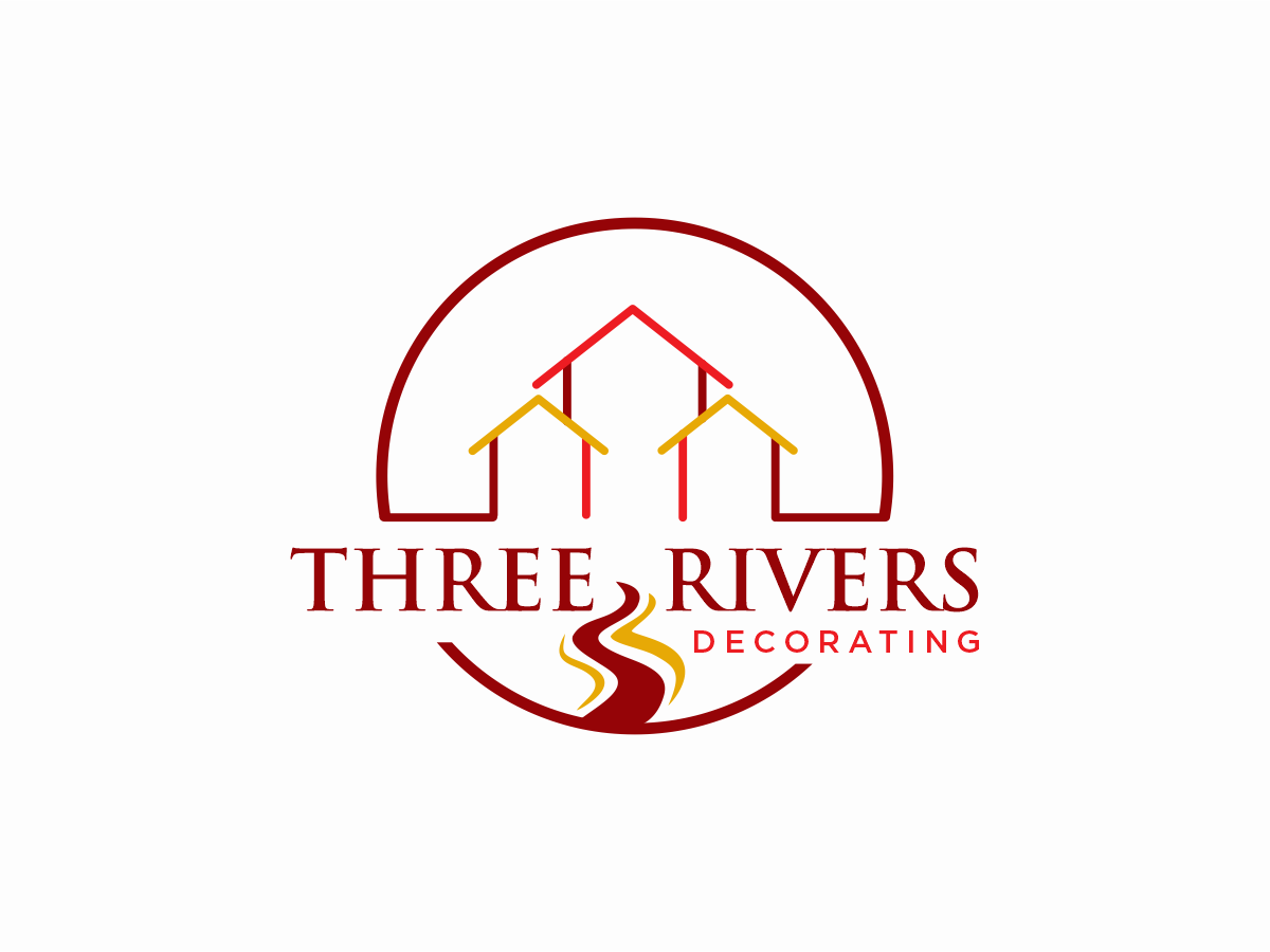 Logo Design by Yash4 for Three Rivers Decorating | Design #31910973