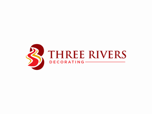 Logo-Design von Yash4 für Three Rivers Decorating | Design: #31911003