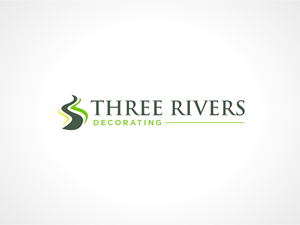 Logo Design by Yash4 for Three Rivers Decorating | Design: #31932210