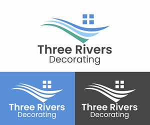 Logo Design by Design Radz for Three Rivers Decorating | Design: #31913275