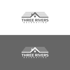 Logo Design by ni9 for Three Rivers Decorating | Design: #31912639