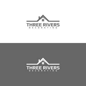 Logo Design by ni9 for Three Rivers Decorating | Design: #31912648
